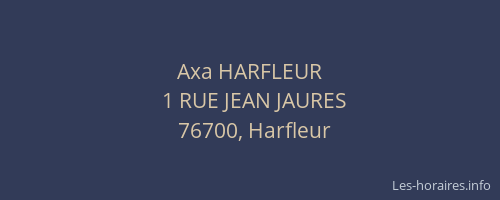 Axa HARFLEUR