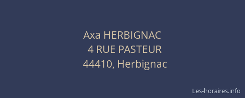 Axa HERBIGNAC
