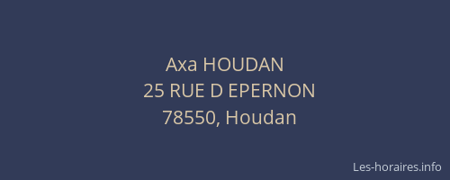Axa HOUDAN