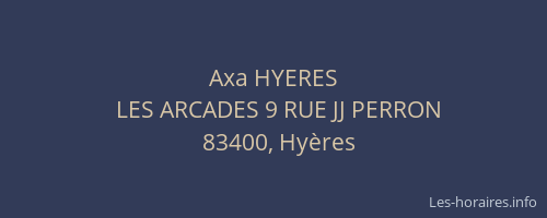 Axa HYERES