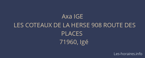 Axa IGE