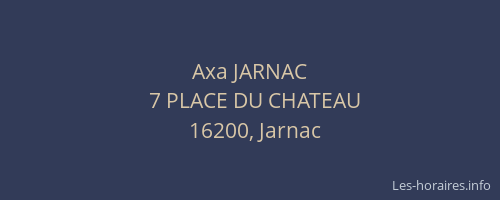 Axa JARNAC