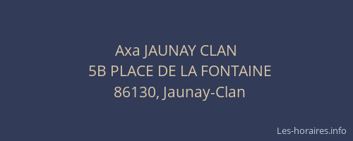 Axa JAUNAY CLAN