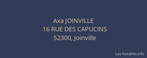 Axa JOINVILLE