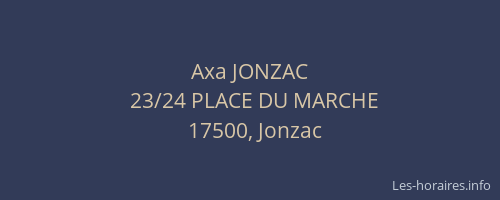 Axa JONZAC