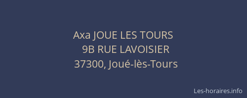 Axa JOUE LES TOURS