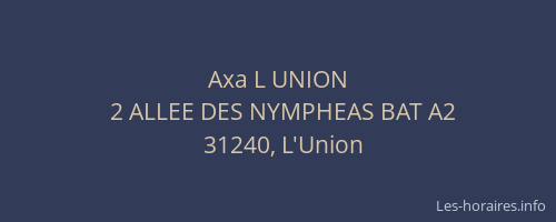 Axa L UNION