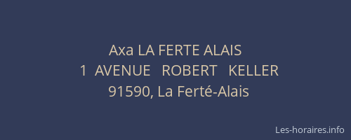 Axa LA FERTE ALAIS