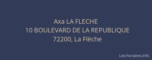Axa LA FLECHE