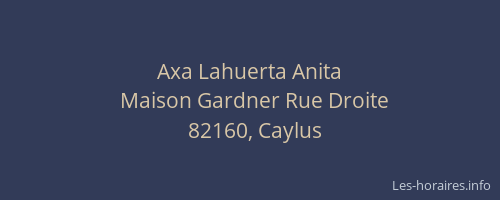 Axa Lahuerta Anita