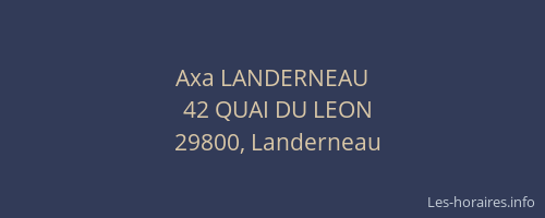 Axa LANDERNEAU