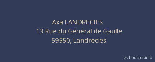 Axa LANDRECIES