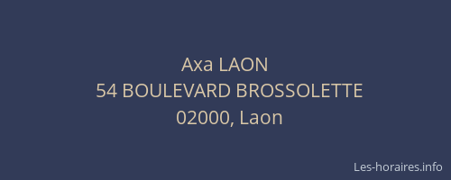 Axa LAON