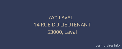 Axa LAVAL