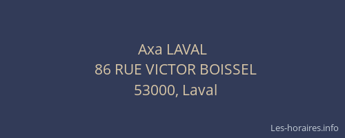 Axa LAVAL