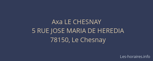 Axa LE CHESNAY