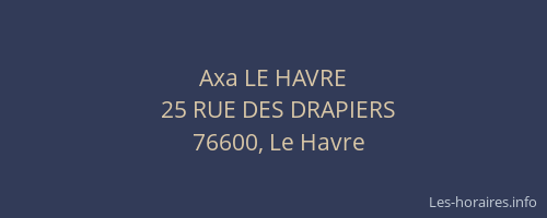 Axa LE HAVRE