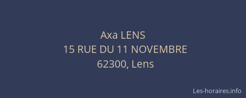 Axa LENS