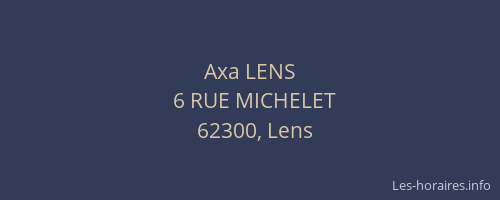 Axa LENS