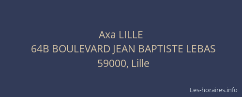 Axa LILLE