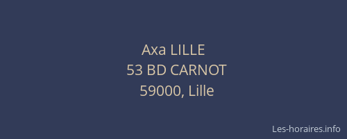 Axa LILLE