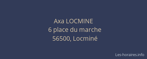 Axa LOCMINE