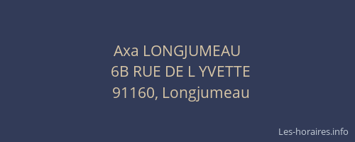 Axa LONGJUMEAU