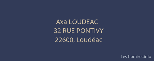 Axa LOUDEAC
