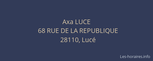 Axa LUCE