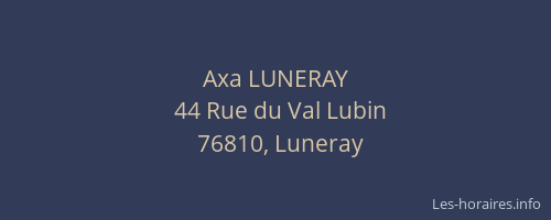 Axa LUNERAY