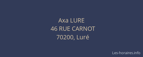 Axa LURE