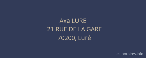 Axa LURE