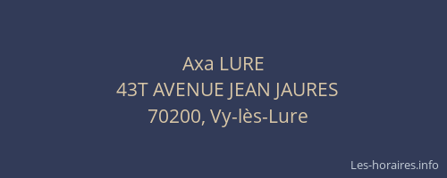 Axa LURE