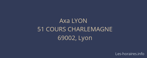Axa LYON
