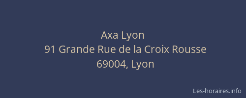 Axa Lyon