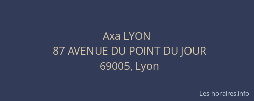 Axa LYON