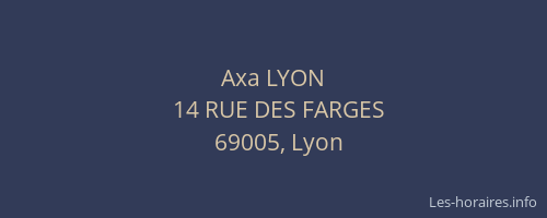 Axa LYON