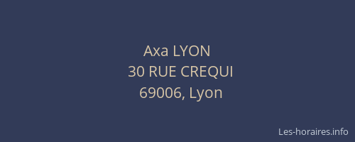 Axa LYON