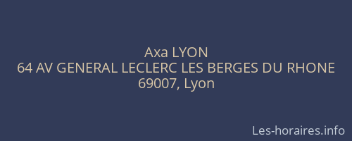 Axa LYON