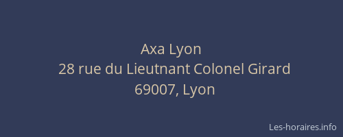 Axa Lyon