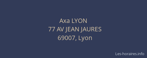 Axa LYON