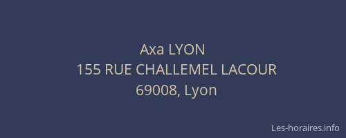 Axa LYON