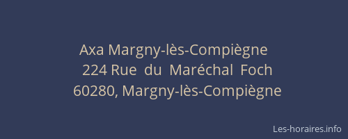 Axa Margny-l&egrave;s-Compi&egrave;gne