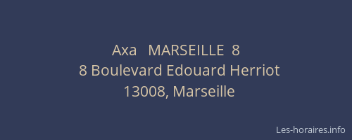 Axa   MARSEILLE  8