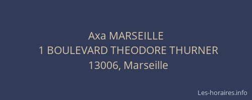Axa MARSEILLE