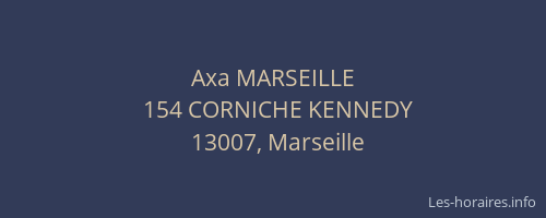 Axa MARSEILLE