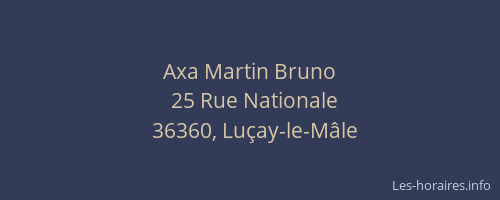 Axa Martin Bruno