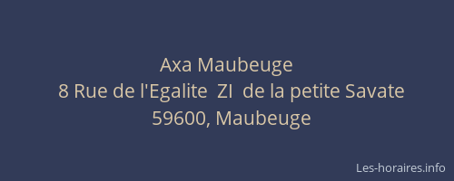 Axa Maubeuge