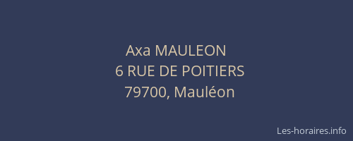Axa MAULEON