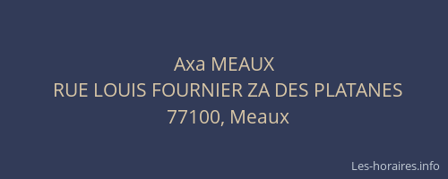 Axa MEAUX